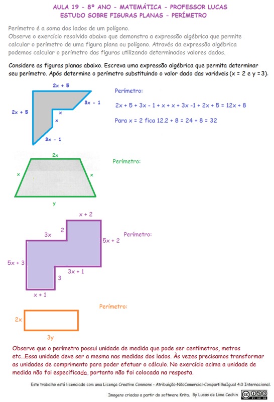 Matemática para 8º ano - PARTE I