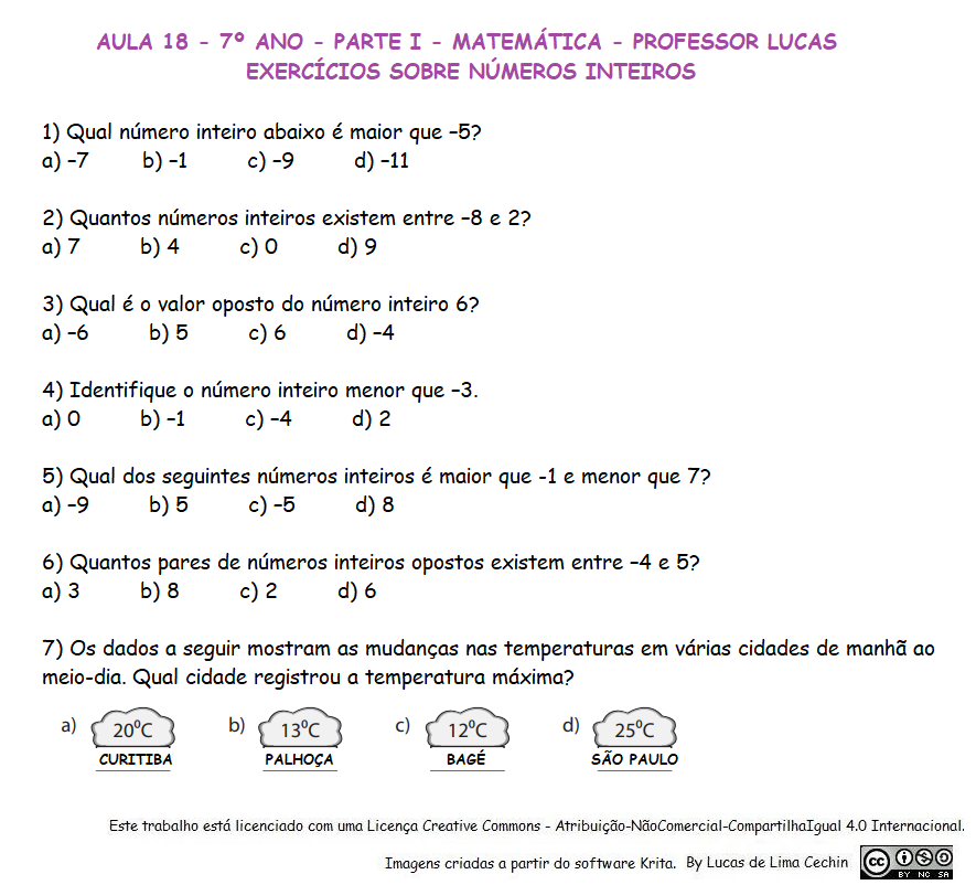 7º ano - MANHÃ